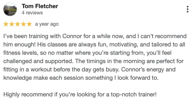 JC Fitness member review 8